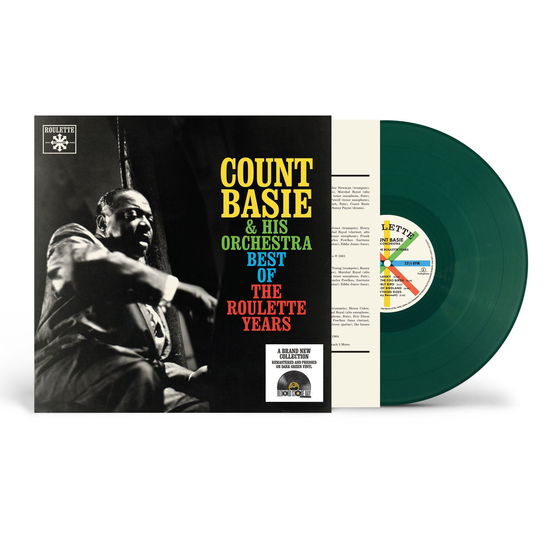 Cover for Count Basie And His Orchestra · Best Of The Roulette Years (LP) [RSD 2025 Green Vinyl edition] (2025)