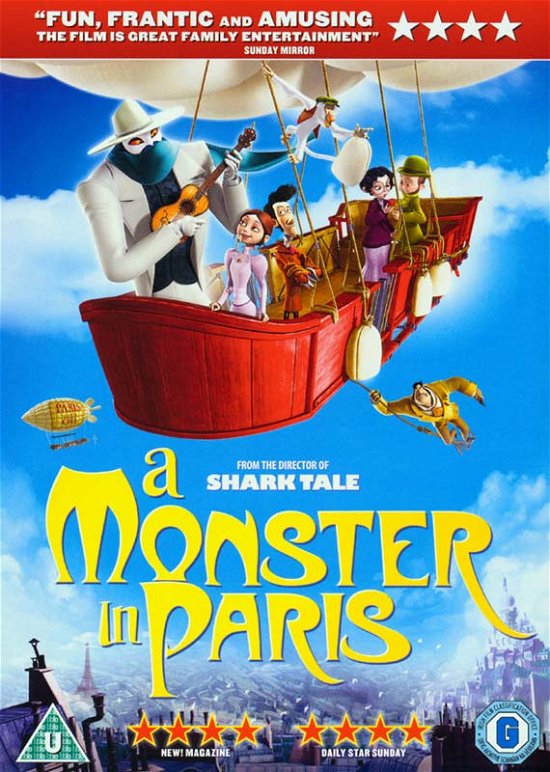 Cover for A Monster In Paris (DVD) (2012)