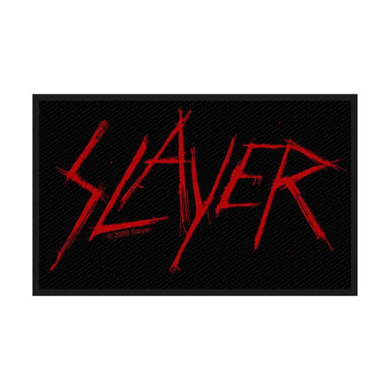 Slayer Standard Woven Patch: Scratched Logo - Slayer - Merchandise - PHD - 5055339713720 - 19. August 2019