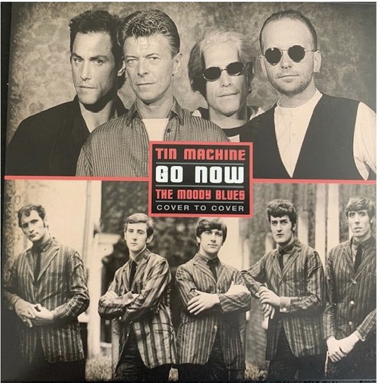 Cover for Tin Machine / Moody Blues · Go Now (Red Vinyl) (LP) (2021)