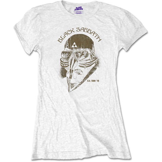 Cover for Black Sabbath · Black Sabbath Ladies T-Shirt: US Tour 1978 (Retail Pack) (T-shirt) [size M] [White - Ladies edition]