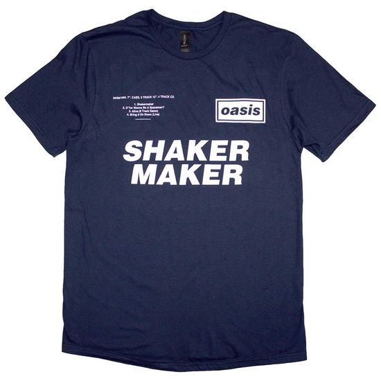 Cover for Oasis · Oasis Unisex T-Shirt: Shakermaker Tracklisting (T-shirt) [size S]