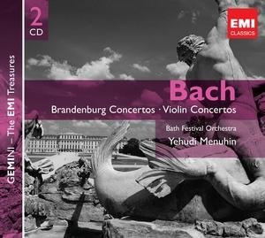 Cover for Menuhin Yehudi · Bach: Brandenburg &amp; Violin Con (CD) [Remastered edition] (2014)