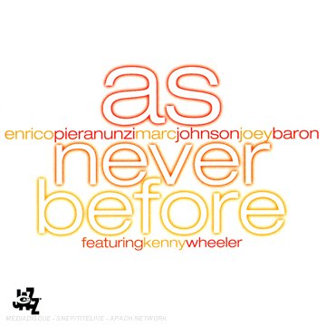 Cover for Enrico Pieranunzi · As Never Before (CD) (2008)