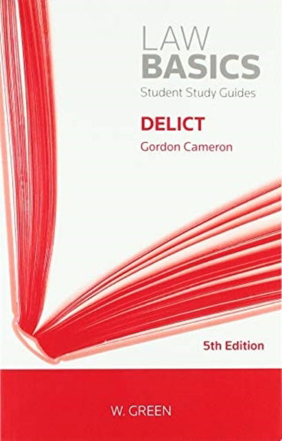 Cover for Gordon Cameron · Delict (Paperback Book) (2018)