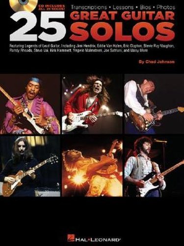 Cover for Chris Johnson · Hal Leonard 25 Great Guitar Solos Tab Songbook with CD (Paperback Book) [Pap / Com edition] (2006)