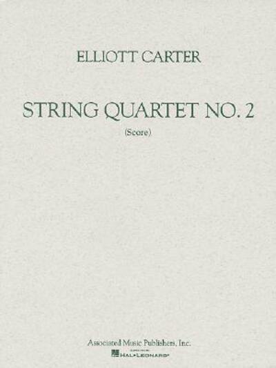 Cover for Elliott Carter · String Quartet No. 2 (1959) (Paperback Book) (1988)