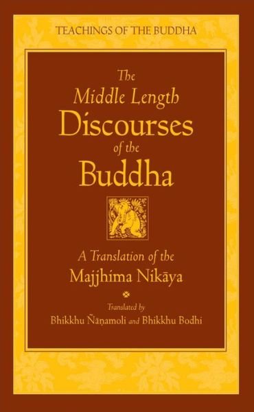 Cover for Bodhi Bhikkhu · The Middle Length Sayings: Majjhima-Nikaya (New Translation) (Innbunden bok) [New edition] (1995)