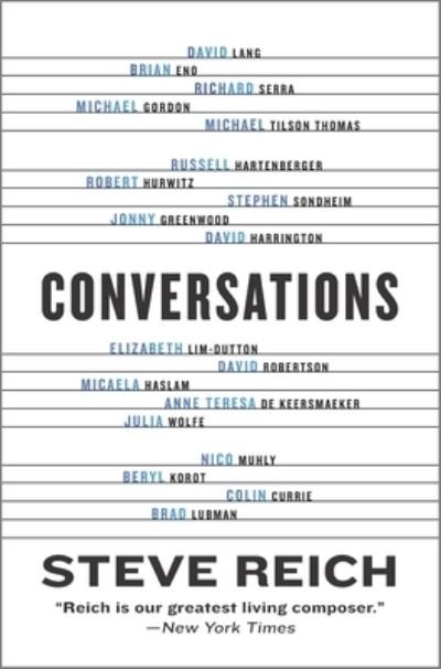 Cover for Steve Reich · Conversations (Bok) (2022)