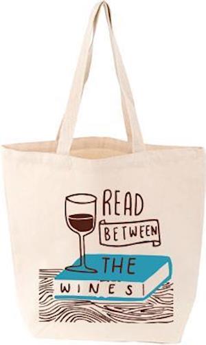 Read Between the Wines Tote - LoveLit Button Assortment - Gibbs Smith - Other - Gibbs M. Smith Inc - 9781423650720 - June 26, 2018