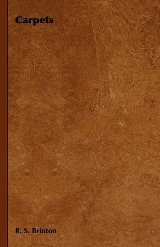 Cover for R. S. Brinton · Carpets (Inbunden Bok) (2009)