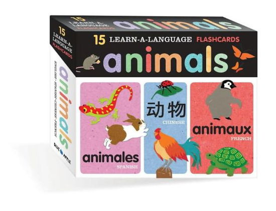 Learn-A-Language Flash Cards: Animals: Animals - Harriet Ziefert - Książki - Blue Apple Books - 9781609052720 - 11 czerwca 2013