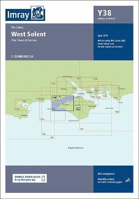 Cover for Imray · Imray Chart Y38: West Solent (Small Format) - Imray Y Charts (Map) [New edition] (2022)