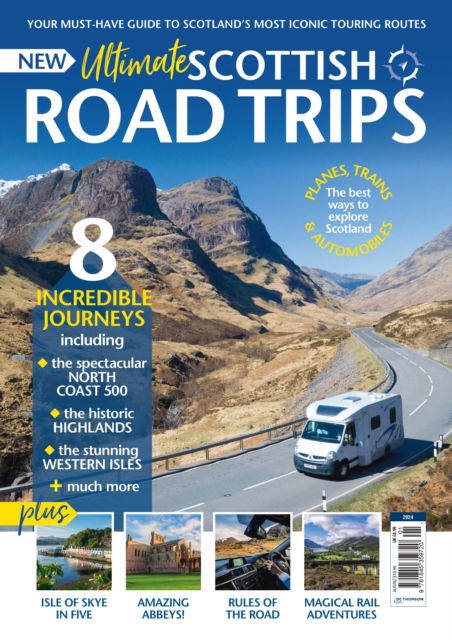 Cover for Ultimate Scottish Road Trips (Paperback Book) (2024)