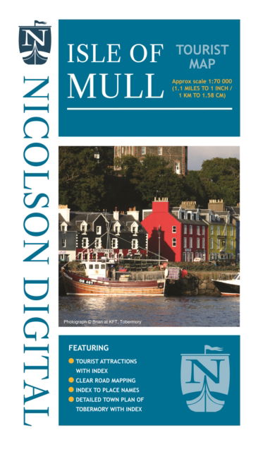 Cover for Nicolson Maps · Nicolson Digital Isle of Mull Tourist Map (Map) (2017)