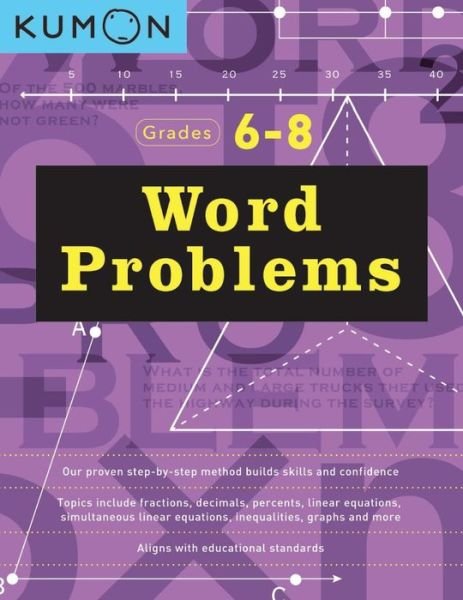 Cover for Kumon · Word Problems: Grades 6 - 8 (Paperback Bog) (2019)