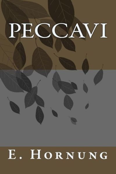 Cover for E W Hornung · Peccavi (Paperback Bog) (2018)