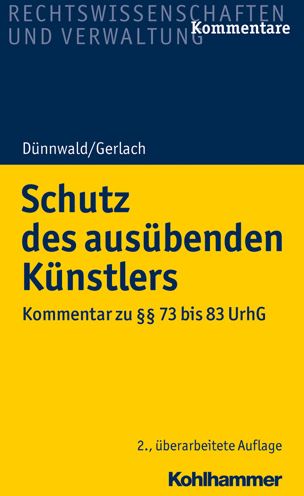 Cover for Dünnwald · Schutz des ausübenden Künstler (Book) (2022)