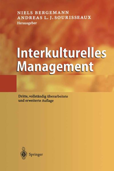 Cover for Niels Bergemann · Interkulturelles Management (Paperback Book) [3rd Softcover Reprint of the Original 3rd 2003 edition] (2013)