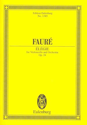 Cover for Gabriel Faur · Elgie Op 24 (Paperback Book) (1983)