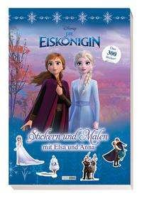 Cover for Panini Verlags GmbH · Disney Die Eiskönigin: Stickern und Malen mit Elsa und Anna (Paperback Bog) (2021)