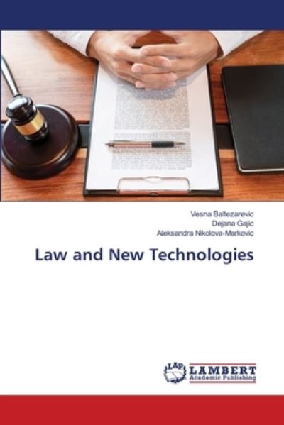 Cover for Baltezarevic · Law and New Technologies (N/A) (2020)