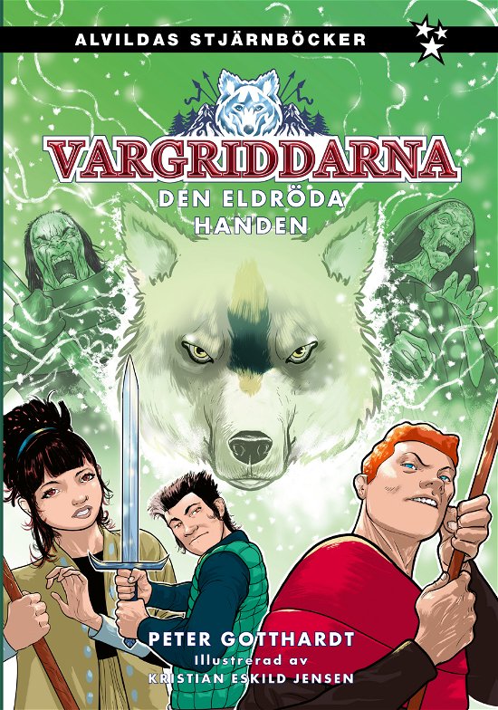Cover for Vargriddarna 2: Den eldröda handen (Gebundesens Buch) (2023)