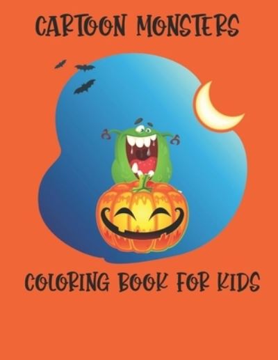 Cartoon Monsters-coloring Book for Kids - D B - Książki - Independently Published - 9798577544720 - 6 grudnia 2020