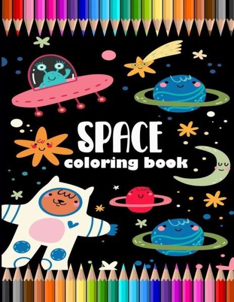 Cover for Flexi Lax · Space coloring book (Paperback Bog) (2020)