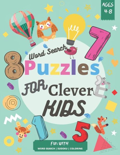 Cover for Khnibrou Yassine · Word Search Puzzles for Clever Kids 4-8 (Paperback Book) (2020)