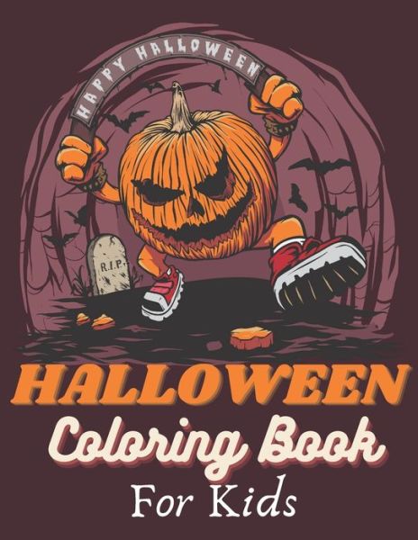 Cover for Trendy Art · Halloween Coloring Book For Kids (Paperback Book) (2020)