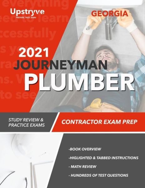 Cover for Upstryve Inc · 2021Georgia Journeyman Plumber Exam Prep: Study Review &amp; Practice Exams (Paperback Bog) (2021)