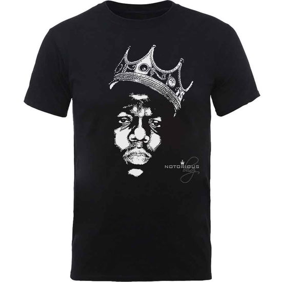 Biggie Smalls Unisex T-Shirt: Crown Face - Biggie Smalls - Merchandise -  - 9950670508720 - 