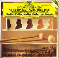 Cover for Haydn · Symphonien No. 104 &amp; 103 (CD) (1982)
