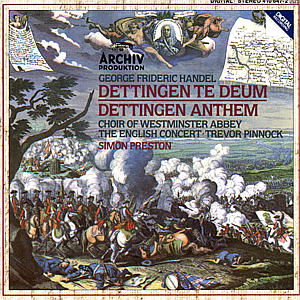 Handel / Dettingen Te Deum - Ec/preston - Muziek - DEUTSCHE GRAMMOPHON - 0028941064721 - 31 december 1993