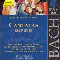 Sacred Cantatas Bwv 83-86 - Bach / Gachinger Kantorei / Rilling - Muzyka - Swrmusic - 0040888202721 - 19 października 1999