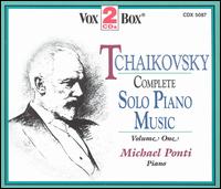 Pyotr Ilyich Tchaikovsky · Complete Solo Piano (CD) (1990)