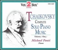 Cover for Ponti Michael · Complete Piano Music, Vol.  1: The Seasons, 6 Pieces, Op. 51, Children's Album, Sonata, Op. 80, Pieces, Op. 72 VoxBox Klassisk (CD) (2000)