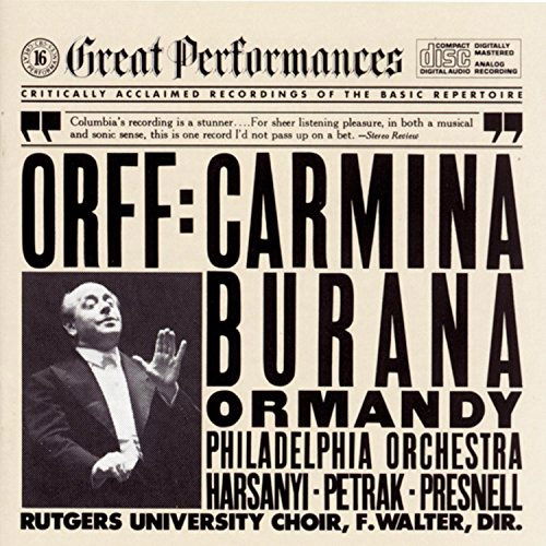 Cover for Ormandy Eugene / Philadelphia · Orff: Carmina Burana (CD) (2001)