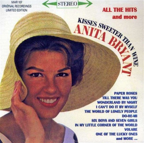 Cover for Anita Bryant · All the Hits &amp; More 30 Cuts (CD) (2013)