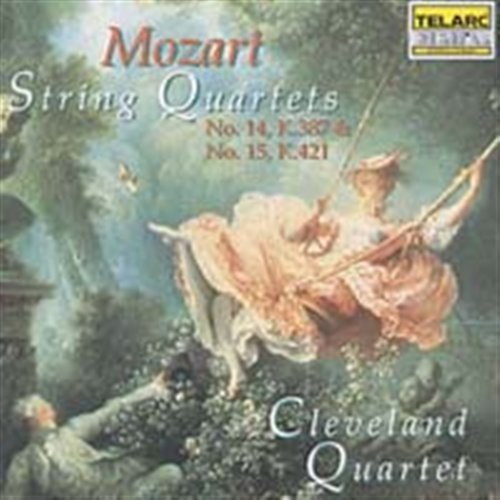Cover for Mozart / Cleveland Quartet · String Quartets 14 &amp; 15 (CD) (1992)