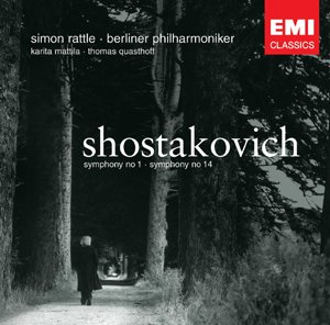 Cover for Rattle,S. / Quasthoff,Th./BP · Shostakovich Symphonies 1 &amp; 14 (CD) (2006)