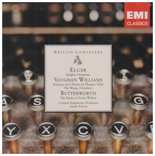 Cover for Andre Previn / London Symphony Orchestra · Elgar-Enigma Variations. Vaughan Williams-Fantasia (CD) (2007)