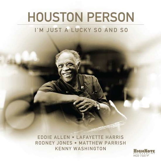 Cover for Houston Person · I'm Just a Lucky So and So (CD) (2019)