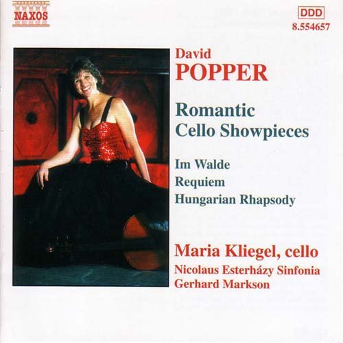Romantic Cello Showpieces - Popper / Kliegel / Stinson / Ludwig / Markson - Musik - NAXOS - 0636943465721 - 20 februari 2001