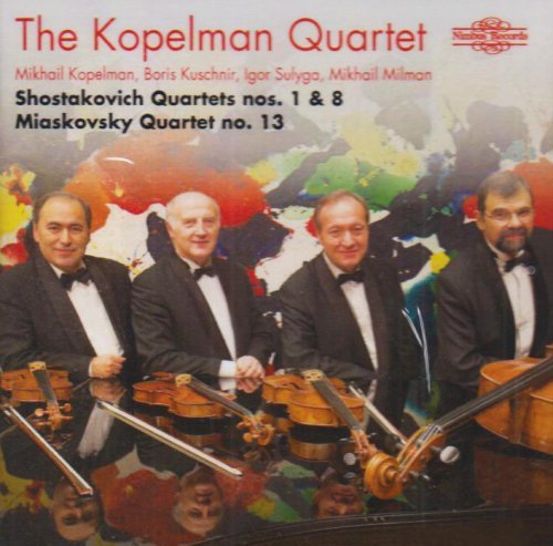 Strings Quartets - Shostakovich / Miaskovsky / Kopelman Quartet - Musik - NIMBUS - 0710357582721 - 14 oktober 2008