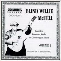 Cover for Blind Willie Mctell · Vol.2 1931 -1933 (CD) (2005)