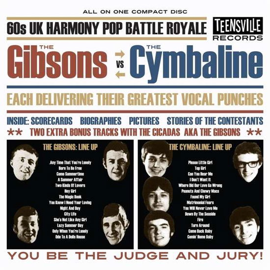 Gibsons vs the Cymbaline · 60s Uk Harmony Pop Battle Royale (CD) (2019)