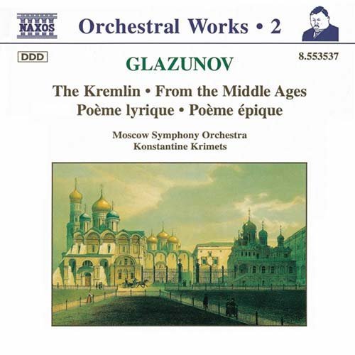 Cover for Alexander Glazunov · Kremlin From The Middle A (CD) (1997)
