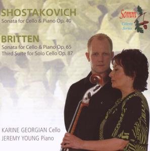Cover for Georgian / Young · Cello Sonatas / Third Suite (CD) (2018)